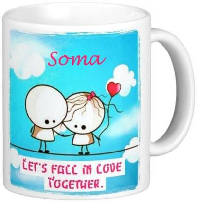 Exoctic Silver SOMA_Best Gift For Loved One's_LRQ133 Ceramic Coffee Mug