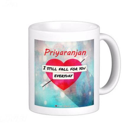 Exoctic Silver PRIYARANJAN_Best Gift For Loved One's_LRQ131 Ceramic Coffee Mug