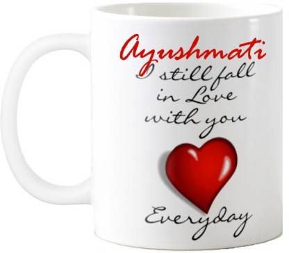 Exoctic Silver AYUSHMATI_Best Gift For Loved One's_HBD 26 Ceramic Coffee Mug