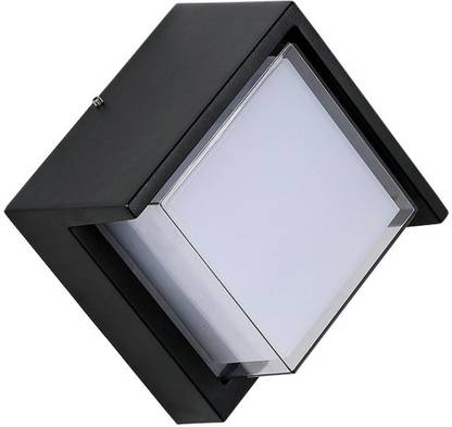 Mufasa 7w Square Shape Led Outdoor Waterproof Ip54 Exterior Wall Step Light Fixture Lamp With Cree Chip Warm White Gate In India Gate Light Outdoor Lamp, Exterior Lighting Fixtures Manufacturers In India