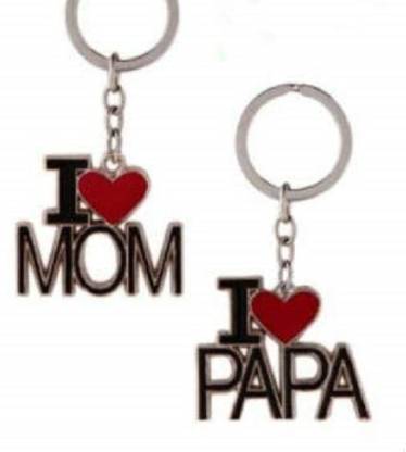 NP I Love Mom/Papa Letters Pendant Keychain Father's/Mother's Day Jewelry  Size Key Chain Price in India - Buy NP I Love Mom/Papa Letters Pendant  Keychain Father's/Mother's Day Jewelry Size Key Chain online