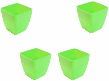 Antier 2 Inch Plant Flower Pots Plastic Creative Small Square Pot Nursery Square Plastic Pack Of 4 Plant Container Set Price In India Buy Antier 2 Inch Plant Flower Pots Plastic Creative Small