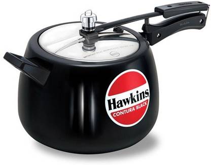 HAWKINS Contura Hard Anodised Aluminium Pressure Cooker, Black 6.5 L  Pressure Cooker Price in India - Buy HAWKINS Contura Hard Anodised Aluminium  Pressure Cooker, Black 6.5 L Pressure Cooker online at Flipkart.com