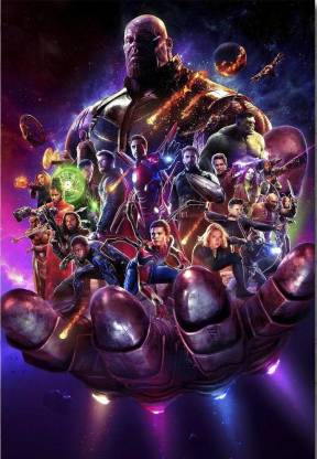Avengers Infinity war Poster for Room & Office 300gsm Matte Paper(13 inch X  19 inch, Rolled) Paper Print - Movies posters in India - Buy art, film,  design, movie, music, nature and