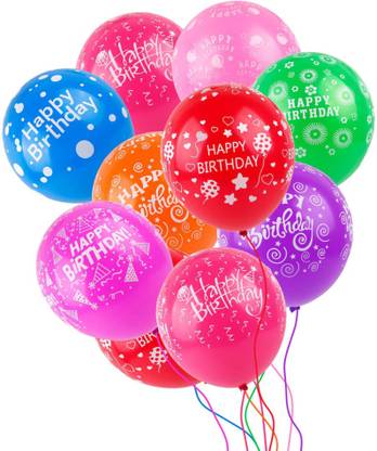 Birthday Flowers And Balloons Images