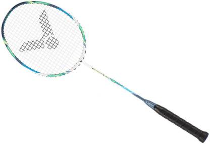 VICTOR Meteor X 80 B All-Round Series (4U) White, Blue Strung Badminton ...