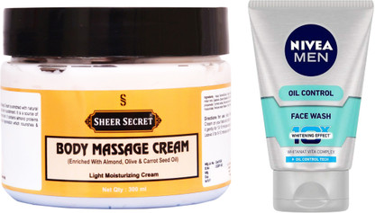 nivea face massage cream