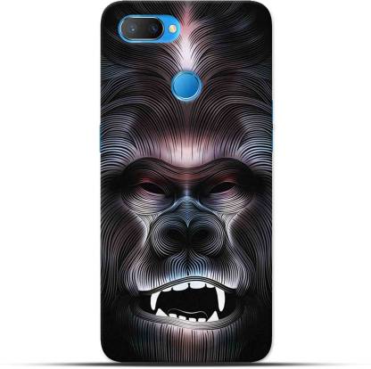 Saavre Back Cover for King Kong ,Chimpanzee,Angry,Black for REALME U1