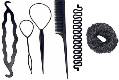 Stylazo Hair Accessory Combo Of Juda Bands / Comb / Braid Tools / Bun Maker For Girls And Women Bun, Bun Clip, Hair Accessory Set, Bun Stick Hair Clip Price in India - Stylazo Hair Accessory Combo Of Juda Bands / Comb / Braid Tools / Bun Maker For Girls And Women Bun, Bun Clip, Hair Accessory Set, Bun Stick Hair Clip Price in India -