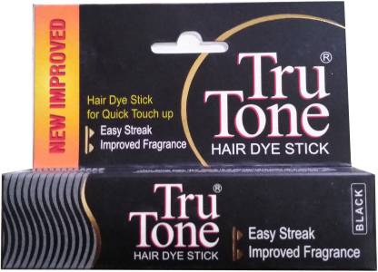 TRU tone hair dye stick (pack of 4) , black - Price in India, Buy TRU tone hair  dye stick (pack of 4) , black Online In India, Reviews, Ratings & Features  