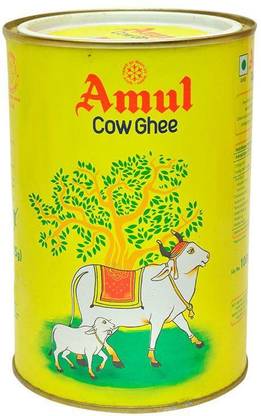 Amul Pure Cow Ghee 1l Tin 1 L Tin Price In India Buy Amul Pure Cow Ghee 1l Tin 1 L Tin Online At Flipkart Com Cow ghee brindavan 2 ozs. amul pure cow ghee 1l tin 1 l tin