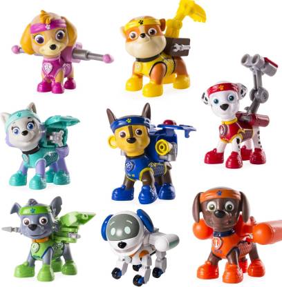 AncientKart Paw Patrol Action Figures Functioning Big High Quality Set of 8  - Paw Patrol Action Figures Functioning Big High Quality Set of 8 . Buy Paw  Patrol toys in India. shop