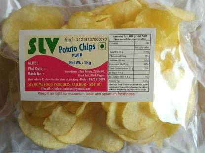 Slv Home Food Products Spicy Potato Chips Chips Price In India Buy Slv Home Food Products Spicy Potato Chips Chips Online At Flipkart Com