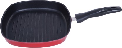 G&D Non-Stick Aluminium Grill Pan Mothers Day Gift Black 