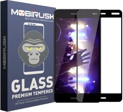 MOBIRUSH Edge To Edge Tempered Glass for Nokia 2.1