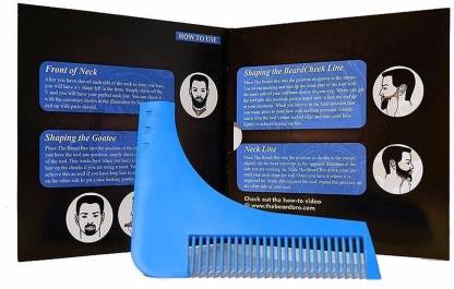 TBUY Beard Shaping Trimming Hair styling Template shaper Men Shaving Shaver  Stencil - Price in India, Buy TBUY Beard Shaping Trimming Hair styling  Template shaper Men Shaving Shaver Stencil Online In India,