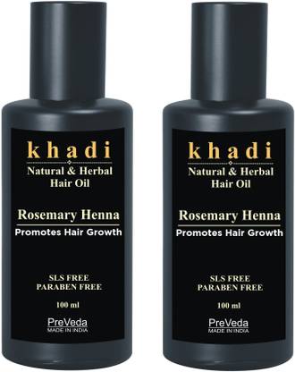 PreVeda Khadi Natural & Premium Rosemary Henna Hair Oil | Ayurvedic 100% Herbal (Pack of 2 ) Hair Oil - Price in India, Buy PreVeda Khadi Natural & Premium Rosemary Henna Hair PreVeda Khadi Natural & Premium Rosemary Henna Hair Oil | Ayurvedic 100% Herbal (Pack of 2 ) Hair Oil - Price in India, Buy PreVeda Khadi Natural & Premium Rosemary Henna Hair