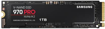 SAMSUNG 970 Pro 1 TB Laptop, Servers, Network Attached Storage, Desktop Internal Solid State Drive (SSD) (MZ-V7P1T0BW)