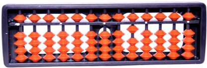 Aiyrchin Plastic Abacus Arithmetic Soroban Calculating Tool 13 Rods with Colorful Beads Great Educational Tool for Kids 1pc 
