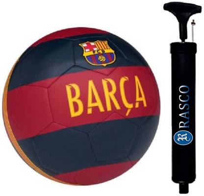 Rasco Combo Barca Red Football With Air Pump Football Size 5 Buy Rasco Combo Barca Red Football With Air Pump Football Size 5 Online At Best Prices In India Football Flipkart Com