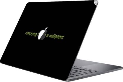 GADGETS WRAP MCBK-GW23678 - Printed implying i have Skin Top Only 15 inch Pro Non Retina Vinyl Laptop Decal 15