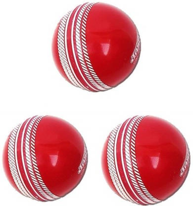 Pack of 3Pc Kosma Tennis Ball Cricket ball Cricket Practice Ball-Red 