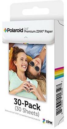 Polaroid Snap Instant Camera with 2x3 Zink Paper (30 Pack) Neoprene Pouch (White) Instant Camera