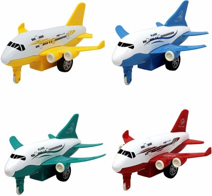 Small Pull Back Plane Children Kids Toy Plane Airplane  Shaped Aircraft 