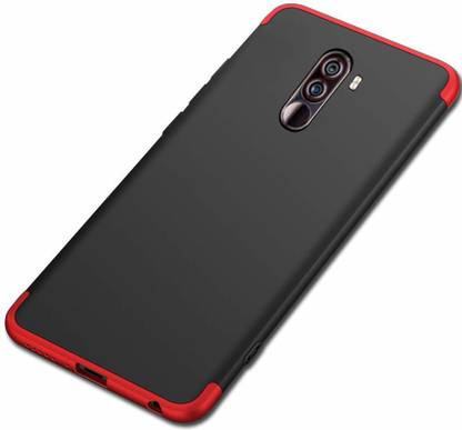 Joice Bumper Case for All in 1 Combo OFFER For Poco F1 Premium RED Hard Case+Edge to Edge 5D Glass+Bluetooth+Ring