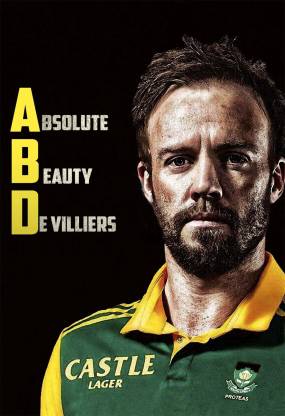 AB De villiers Mr 360 Jumbo Poster for Room & Office (24 Inch X 36 Inch,  Rolled) Multicolor Paper Print - Sports posters in India - Buy art, film,  design, movie, music,
