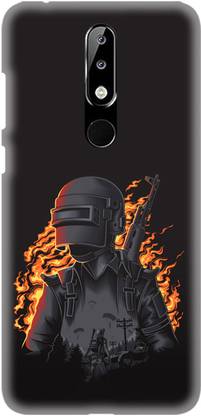 pnbee back cover for nokia 5 1 plus pubg mobile case cover