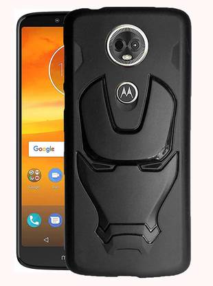 ajm back cover for motorola moto e5 plus 3d design avenger logo matte finish soft rubberised