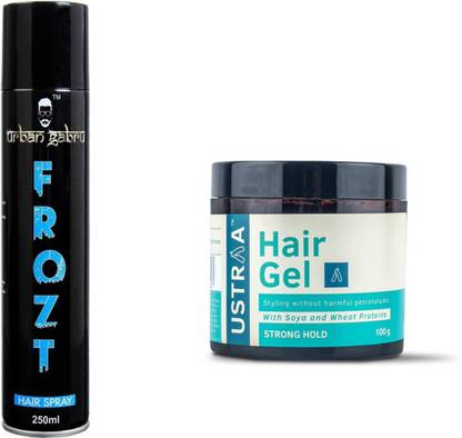 Urbangabru Frozt Extreme Hold Spray For Men Women With Ustra Hair Gel Strong Hold Price In India Buy Urbangabru Frozt Extreme Hold Spray For Men Women With Ustra Hair