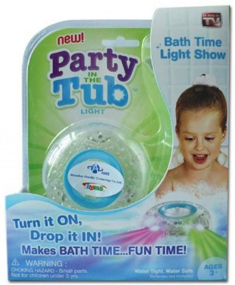PARTY IN THE TUB TOY BATH WATER LED LIGHT KIDS WATERPROOF CHILDREN FUNNY OBT 