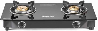 EVEREADY Glass, Stainless Steel Manual Gas Stove