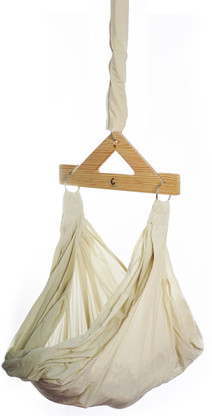 cradle hanging from ceiling