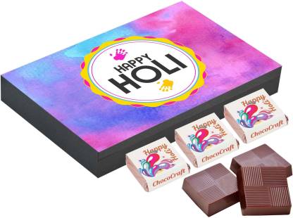 CHOCOCRAFT holi gifts, 18 Chocolate Gift Box, chocolate for holi Truffles
