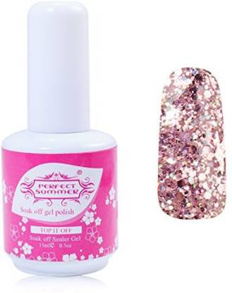 Perfect Summer Creative Nail Art Designs 15Ml Soak Off Uv Led Light Gel  Nails Polish French Salon Manicure Glitter Snowflake Nails Lacquers Varnish  300 Red - Price in India, Buy Perfect Summer