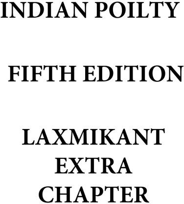 indian polity by laxmikant 5th edition