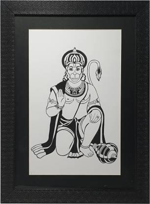 Gallery99 Lord Hanuman Sketch (Scratch/Dust) Proof (MBW-3) Natural Colors  11 inch x 15 inch Painting Price in India - Buy Gallery99 Lord Hanuman  Sketch (Scratch/Dust) Proof (MBW-3) Natural Colors 11 inch x