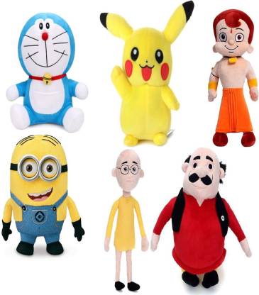 ART BOX STORE All cartoon stars - 12 inch - All cartoon stars . Buy pokemon  pikachu, doremon, motu-patlu, minion, chota bheem toys in India. shop for  ART BOX STORE products in