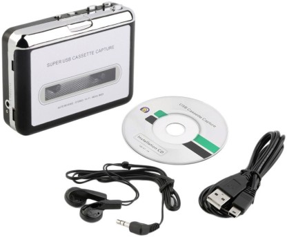Cassette Tape to MP3 CD Converter Via USB Compatible with Laptop and PC Convert Walkman Tape Cassette to MP3 Format Cassette Player 