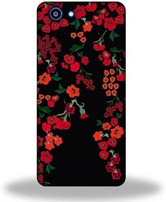 MAPPLE Back Cover for Oppo Real Me 1 (Floral Pattern)