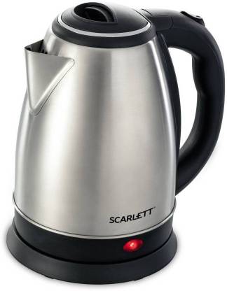 Stylish Silver Color Cordless Electric Kettle 1.8 L