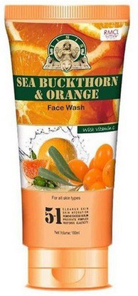 sea buckthorn and orange face wash