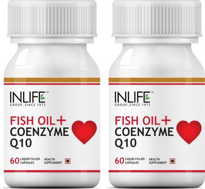 inlife fish oil omega 3 with coenzyme q10 60 capsules 2 pack
