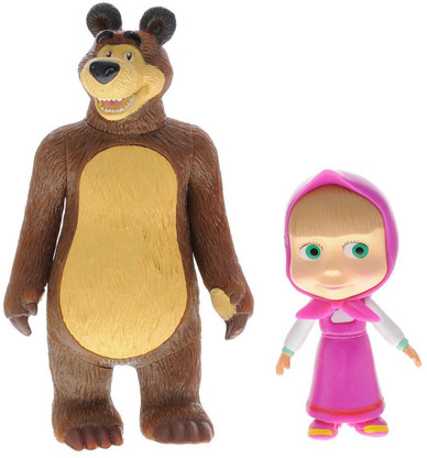 masha and the bear stuffed toy