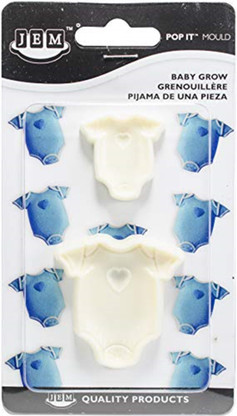 JEM Pop It Cake Icing Decoration Decorating Sugarcraft Babies Baby Feet Set/2 