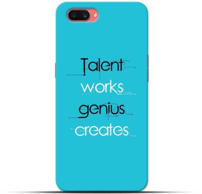 Saavre Back Cover for Talent Works Genius Creates for OPPO A3S