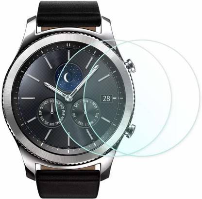 KHR Screen Guard for Samsung Gear S3 Frontier (Pack of 2) Full Coverage 9H  Hardness Screen Protector HD Clear 2.5D curved Edges - KHR : Flipkart.com